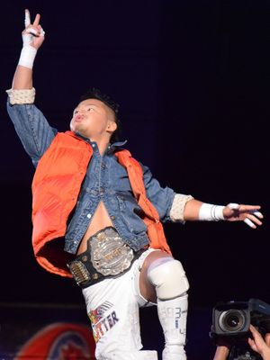 쿠시다는 6회 IWGP 주니어 헤비웨이트 챔피언이다.