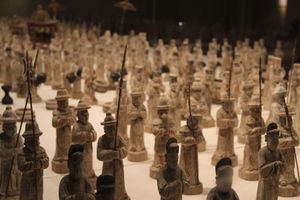 명나라 태자 주탄 묘에서 출토된 좌우 양날 도끼