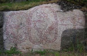 1050년부터 1080년까지의 Holmfast 비문은 Holmfastvägen 도로 건설을 설명한다