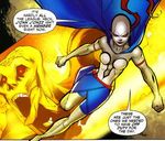 미래의 미스 마션, 마션 맨헌터의 환영과 함께. 알레 가르자의 작품