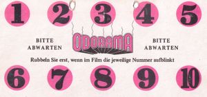 영화용 오도라마 카드 원본 (독일어)