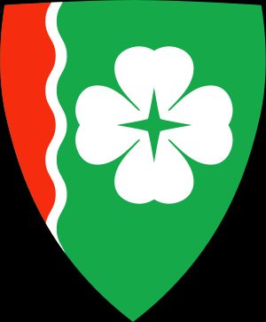 Lääne-Nigula 교구의 문장에 그려진 네잎 클로버