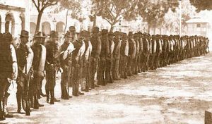 1898년경, 미국 제10 보병 연대 – 하바나 점령군