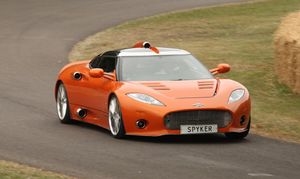 2010년 굿우드 페스티벌 오브 스피드에서 C8 에일러론