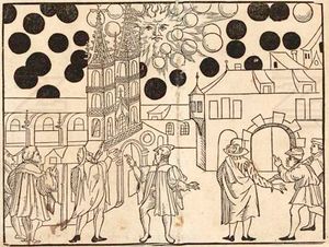 1566년 바젤 상공의 천문 현상.