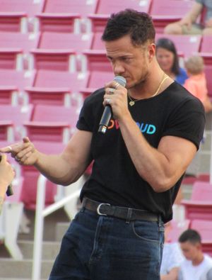 2018년 러브라우드에서 댄 레이놀즈