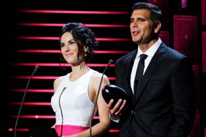 2015년 피닉스상 시상식에서 마이어와 바르바라 모리