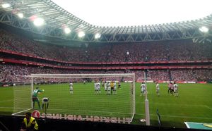 2015년, 경기 중인 아틀레틱