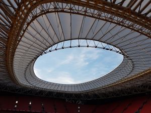 확장된 지붕 위에서 본 모습 (2017)