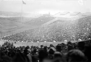 1916년 야구 경기 중 브레이브스 필드