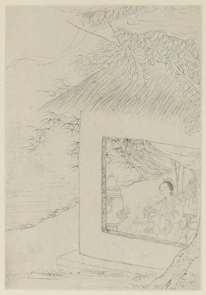 "처녀 마구, 술을 팔다", 1799년 유명한 여성들의 앨범에서