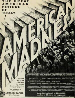 1932년 The Film Daily의 아메리칸 매드니스 광고