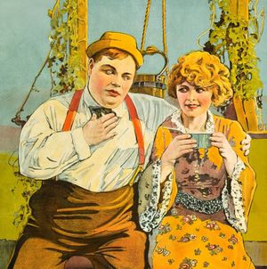 1919년 영화 Love 포스터 (Winifred Westover와 Fatty Arbuckle)