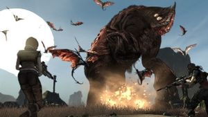 릴리스(왼쪽)와 모데카이(오른쪽)가 락 하이브를 공격할 준비를 하고 있다.