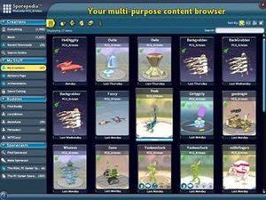 게임 중의 스포어피디아