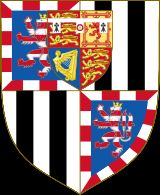 제1대 버마의 마운트배튼 백작 및 제2대 밀퍼드헤이븐 후작의 문장 방패