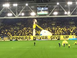 2016년 카시아를 기념하여 비테세 팬들이 만든 티포.