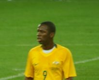 브루스 지테가 호주 축구 국가대표팀에서 선수로 뛰고 있다.