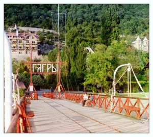 1905년~1915년 사이에 촬영된 가그라의 부두