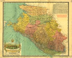 쿠반 주 지도(1916년)