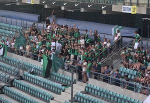 2023년 6월 28일 플로라와의 경기에서 레바디아 팬석