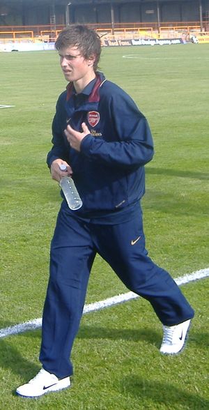 아스널 소속 시절 훈련을 마친 노르트베이트