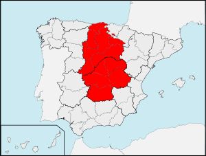 구 카스티야와 누에바 카스티야 (1833년 구분)