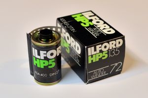 1980년대 중반의 ILFORD HP5 AUTO WINDER 72매 촬영 흑백 필름