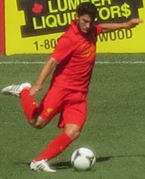 2012년 리버풀에서 뛰고 있는 파체코