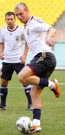 글루샤코프, 2011년 러시아 축구 국가대표팀과 함께