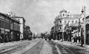 1882년경 아르바트와 마차 철도의 선로