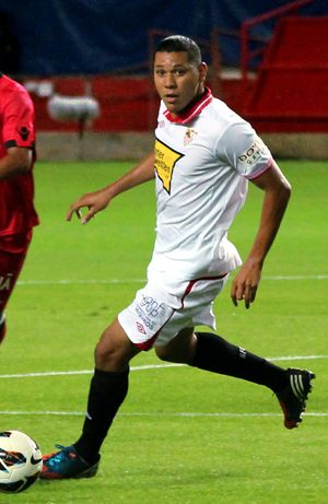 2012년 세비야에서 뛰고 있는 마두로