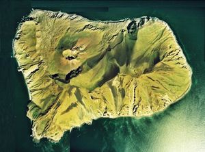 쓰나미가 발생했을 장소로 추정되는 오시마섬