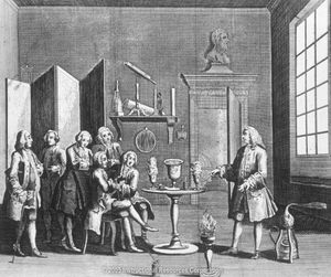 실험 철학 첫 강의, 런던 1748