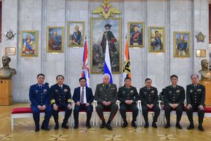 2023년 4월 17일 리상푸 중국 국방부 장관이 러시아 연방군 참모 군사 아카데미 방문