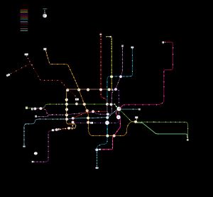 상하이 지하철 노선도