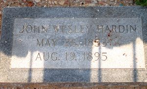 존 웨슬리 하딘의 묘
