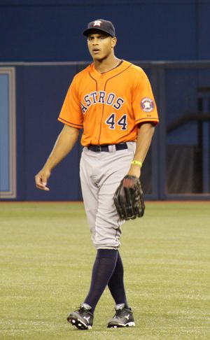 2013년 휴스턴 애스트로스에서 활동할 당시의 맥스웰