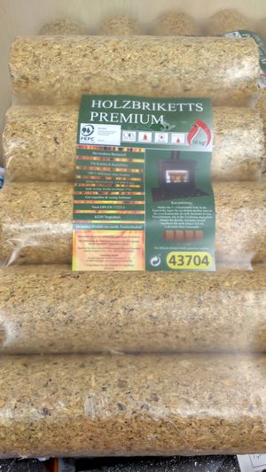 독일에서 판매되는 소분된 우드 펠릿