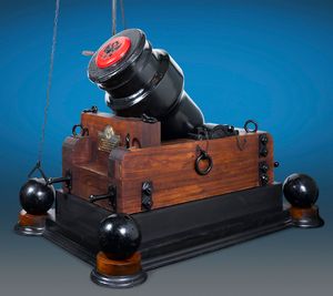 크림 전쟁 동안 영국 해군에 의해 항코에서 노획된 러시아 주철 박격포