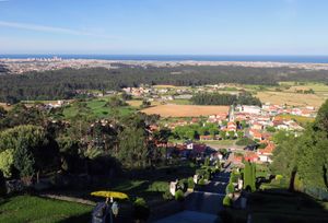 해안 평야. 도시와 교외는 부사 숲으로 둘러싸여 있다.