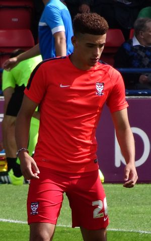 2015년 요크 시티에서 몸을 풀고 있는 고드프리