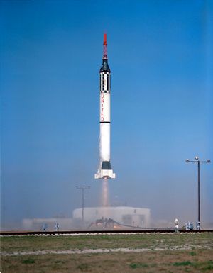 1961년 1월 31일 햄의 임무 발사