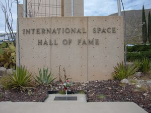 뉴멕시코 우주사 박물관(New Mexico Museum of Space History)에 있는 Ham의 묘지