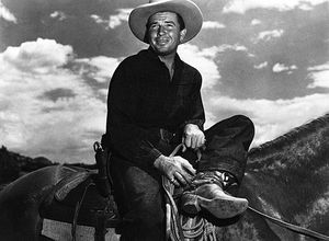 브루스 가보, 서부극 천사와 악당(1947) 출연