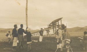 마운트하겐 탐험대의 '캔버라' 비행기(1933년)