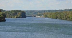 South Chuctanunda Creek와 합류하는 모호크강