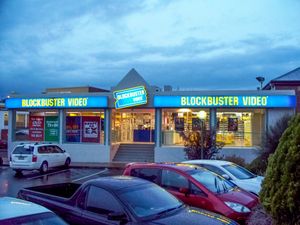 호주 태즈메이니아주 호바트의 샌디베이에 위치한 블록버스터 매장