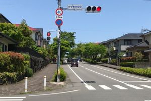 게야키다이의 거리 풍경(역에서 남서쪽)