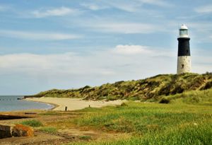 험버 강 어귀에 있는 조수 간만의 섬, 스펀